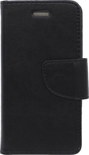 Book Δερματίνης Μαύρο (Xiaomi Mi 6X/Mi A2)
