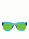 Just Cavalli Women's Sunglasses with Turquoise Plastic Frame and Green Lens JC597S 90Q