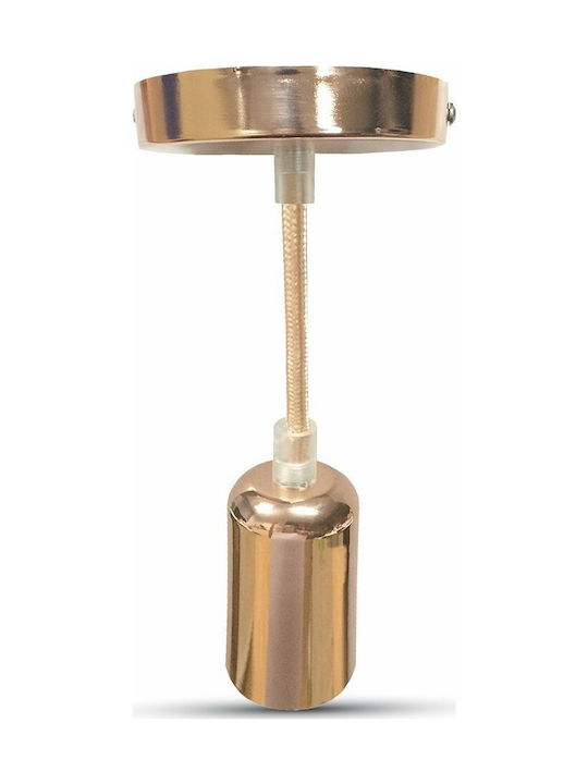 V-TAC VT-7448 Pendant Light Single-Light for Socket E27 Gold 3781