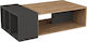 Anita Rectangular Wooden Coffee Table Natural L102xW56.5xH32cm