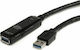 StarTech USB 3.0 Кабел USB-A мъжки - USB-A женски Черен 5м USB3AAEXT5M