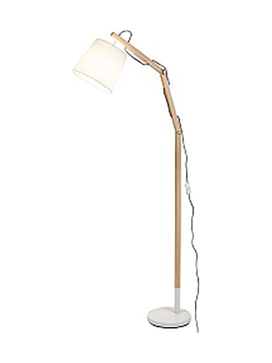 Rabalux Thomas Floor Lamp H157xW23cm. with Socket for Bulb E27 White