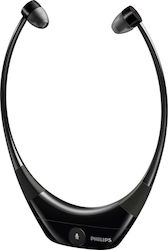 Philips Ακουστικά Ψείρες In Ear SSA5HS Τύπου Neckband Μαύρα