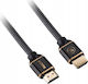 GoGEN HDMI 2.0 Premium High Speed 4K 60Hz HDR Braided Cable HDMI male - HDMI male 2m Μαύρο