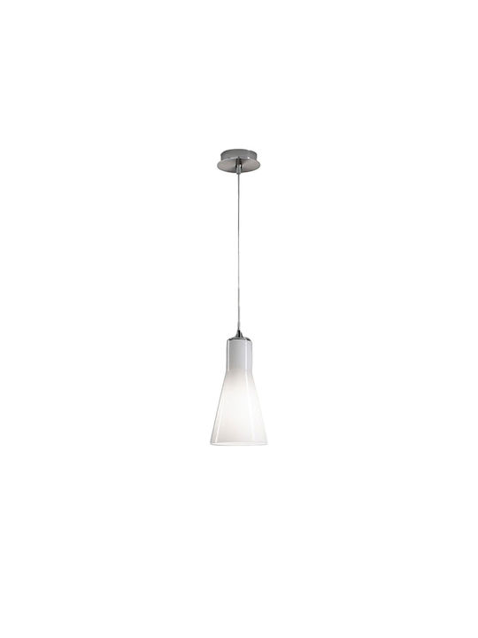 Fabas Luce Diana Pendant Light White with Socket E27