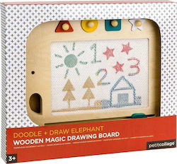 Petit Collage Wooden Elephant Magnetic Magic Drawing Board Kids Draw & Erase Board Petit Collage Wooden Elephant Magnetic Magic Drawing Board Kids Draw & Erase Board