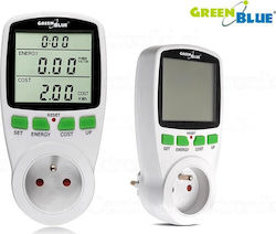 Green Blue Electrical Meter Socket