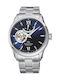 Orient Star Herrenuhr 39mm Automatisch mit Silber Metallisch Armband