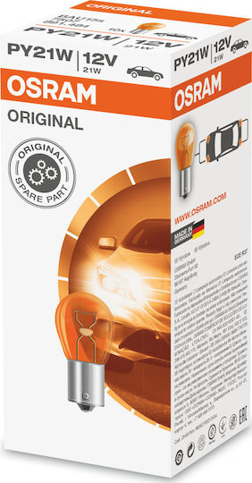 Osram Lămpi Autoturismului Original P21W 12V 10buc 7507-FS