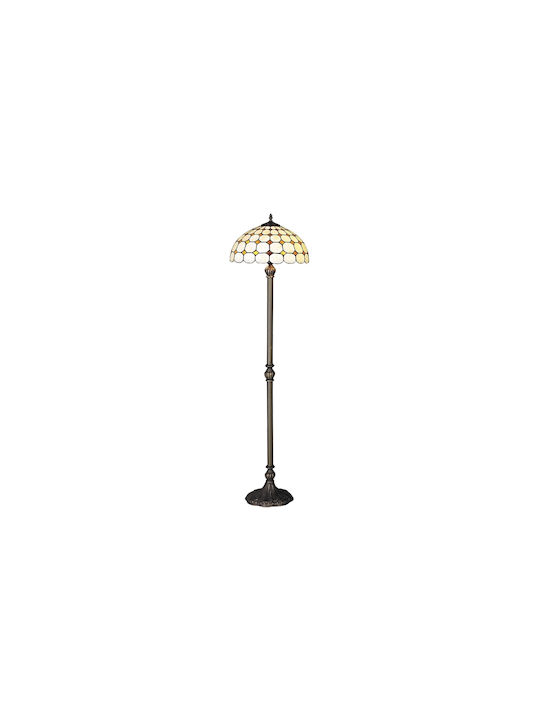 Rabalux Marvel Vintage Floor Lamp H148xW40cm. with Socket for Bulb E27 Multicolour