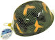 Carnival Helmet Green Made of Plastic