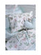 Down Town Home S121 Set Kids Duvet Cover Single with Pillowcase Cotton Multicolored 170x240cm