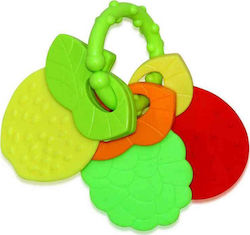 Lorelli Fruits Teething Rattle made of Silicone for 3 m+ THREE FRUITS 1pcs