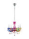 Globo Lighting Cuimbra II Chandelier Candlestick 6xE14 Multicolour 63118-5