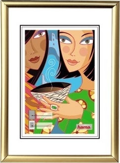 HAMA Wall Photo Frame with Gold Plastic Frame 30x40