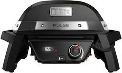 Weber Pulse 1000 Tischplatte Elektrischer Grill Grill 1800W mit Abdeckung und einstellbarem Thermostat 41cmx31cmcm