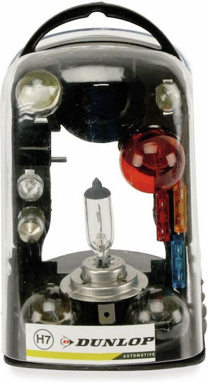 Dunlop Lamps Car Automotive Set H7 Halogen 12V 55W 11pcs