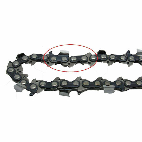 Visco Parts 858-64ΔΓ Chainsaw Chain with Pitch 3/8", Gauge .058"-1.5mm & Number of Guides 64E