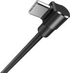 Hoco U37 Long Roam Angle (90°) USB-A to Lightning Cable Black 1.2m