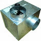 S&P Cheminair-400 Fireplace Centrifugal Vent 65W with Diameter Φ125mm Silver