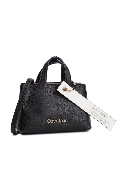 Calvin klein neat top small tote