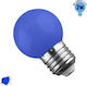 GloboStar LED Bulb 2W for Socket E27 and Shape G45 Red 180lm