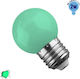 GloboStar LED Bulb 2W for Socket E27 and Shape G45 Green 180lm