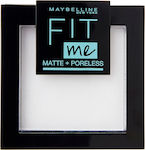 Maybelline Fit Me Matte And Poreless Pressed Powder 90 Transl Pudre de fixare 9gr