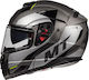 MT Atom SV Transcend Gloss & Matt Grey Motorradhelm Aufklappbar ECE 22.05 1700gr MTH000KRA265