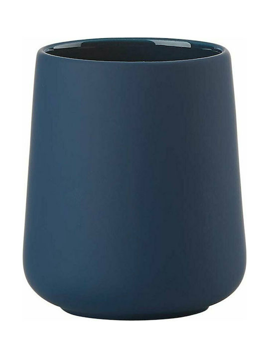 Zone Denmark Nova One Ceramic Cup Holder Countertop Blue