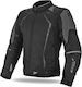 Seventy Degrees SD-JR47 Herren Motorradjacke 4 Jahreszeiten Wasserdicht Black/Grey