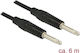 DeLock Premium Kabel 6,3mm Stecker - 6,3mm Stecker 6m Schwarz (85052)