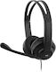 T'nB CSMHS200 On Ear Multimedia Ακουστικά με μικροφωνο και σύνδεση 3.5mm Jack