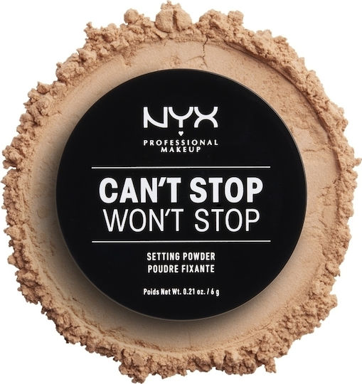 NYX Professional Makeup Can't Stop Won't Stop Фиксираща Пудра Medium 6гр
