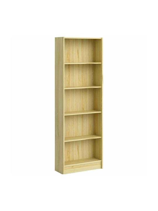 Wanda Floor Chipboard Bookcase Sonoma 60x24x170cm