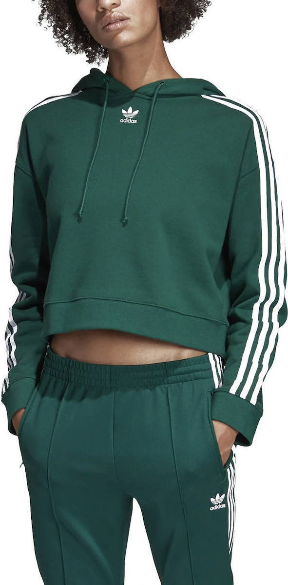 adidas mint cropped hoodie