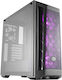 CoolerMaster MasterBox MB511 RGB Midi Tower Κουτί Υπολογιστή με Πλαϊνό Παράθυρο Μαύρο
