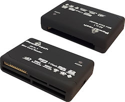 Powertech Кард Рийдър за SD/микро SD/Памет Stick/CompactFlash PT-912