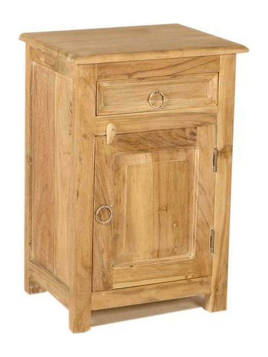 1148 Bedside Table of Solid Wood 40x30x60cm