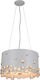 Ravenna Glass 280 Pendant Light Single-Light White