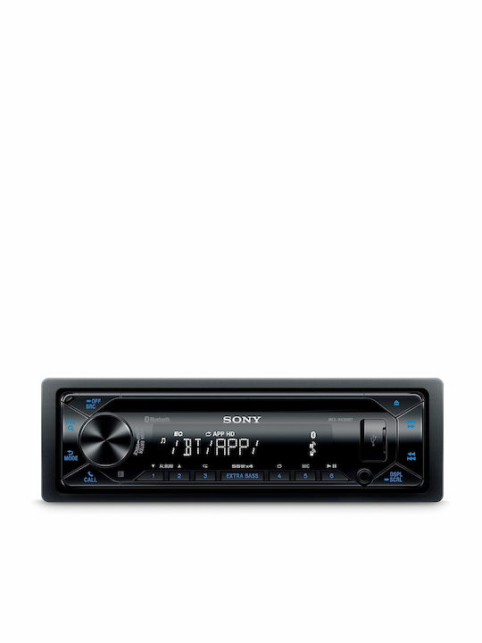 Sony Car-Audiosystem 1DIN (Bluetooth/USB) mit Abnehmbares Bedienfeld MEXN4300BT.EUR