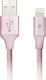 iFrogz Braided USB-A to Lightning Cable Pink 3m...