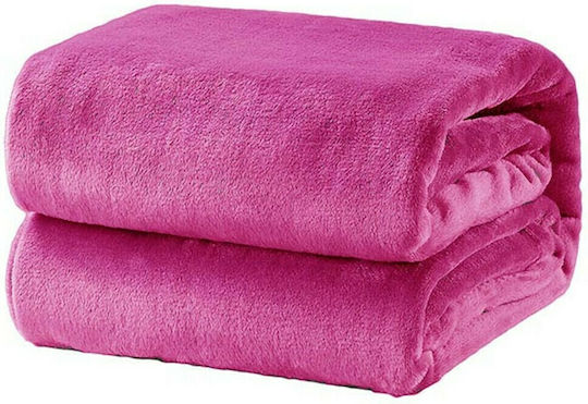 Sunshine Velour Decke Übergröße 220x240cm Rosa