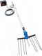 Oliveto Olive Harvester Battery 400W Type Rake with Rod 3.4m and Weight 2.2kg