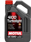 Motul 4100 Turbolight Semi-Synthetic Car Lubricant 10W-40 A3/B4 4lt for Diesel Engine