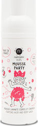 Nailmatic Kinder Schaumbad Mousse Party mit Strawberry in Schaum-Form 150ml