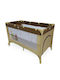 Miko Laufstall 2 Ebenen mit Matratze Beige 120x60cm