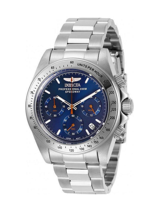Invicta Speedway Ανδρικό Ρολόι 40mm Μπαταρίας μ...