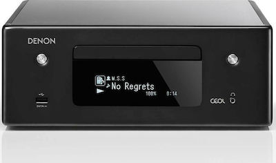 Denon Ηχοσύστημα CEOL-N10blk 130W με CD / Digitale Medien Player, WiFi και Bluetooth Schwarz