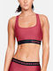 Basic Mid Crossback Bra Femei Atletic Sutien sport Roz